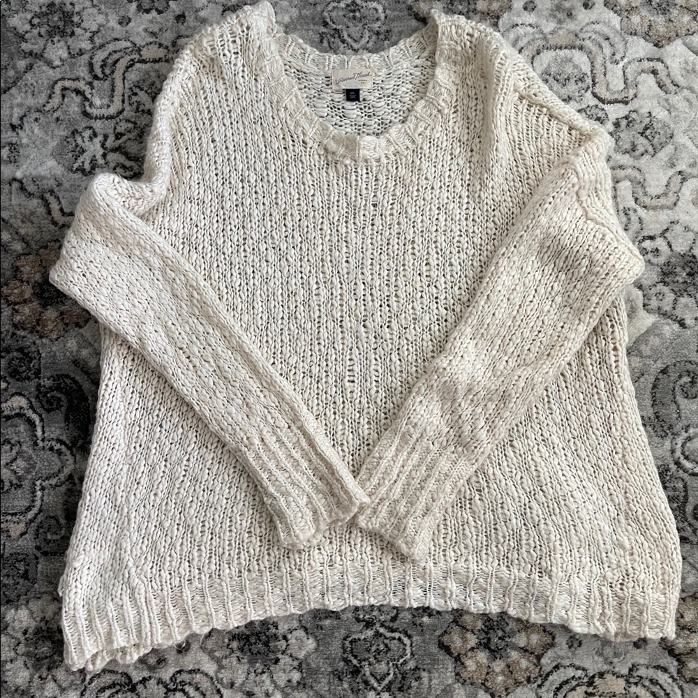 Cream sweater